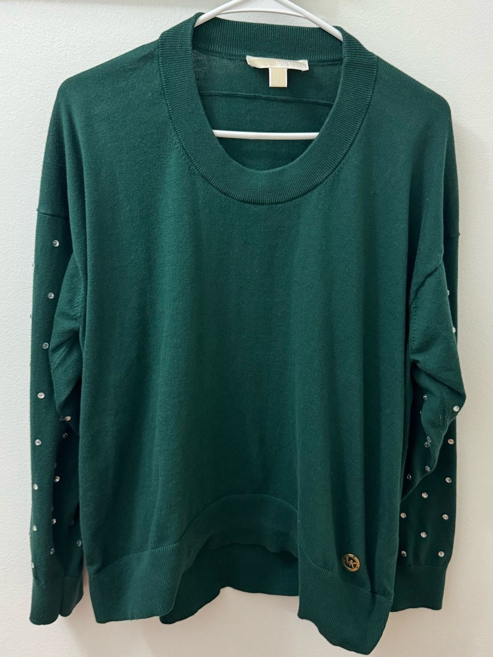Michael Kors Emerald Green Crewneck Sweater